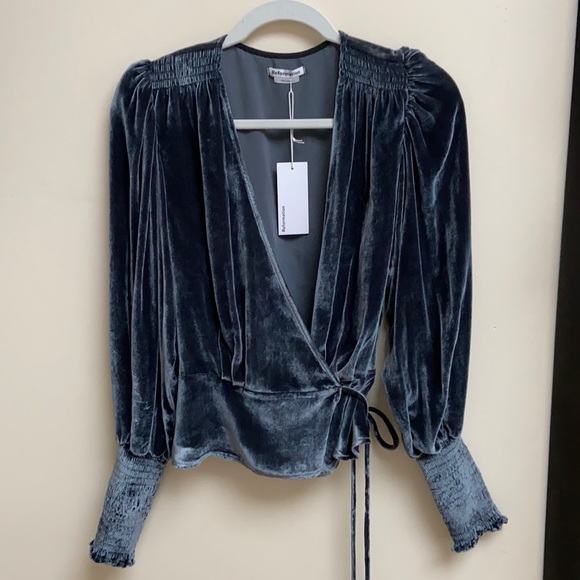 Reformation Tops - New Reformation Velvet Top